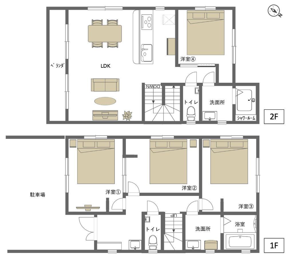 Apartmán Yofuke House Exteriér fotografie